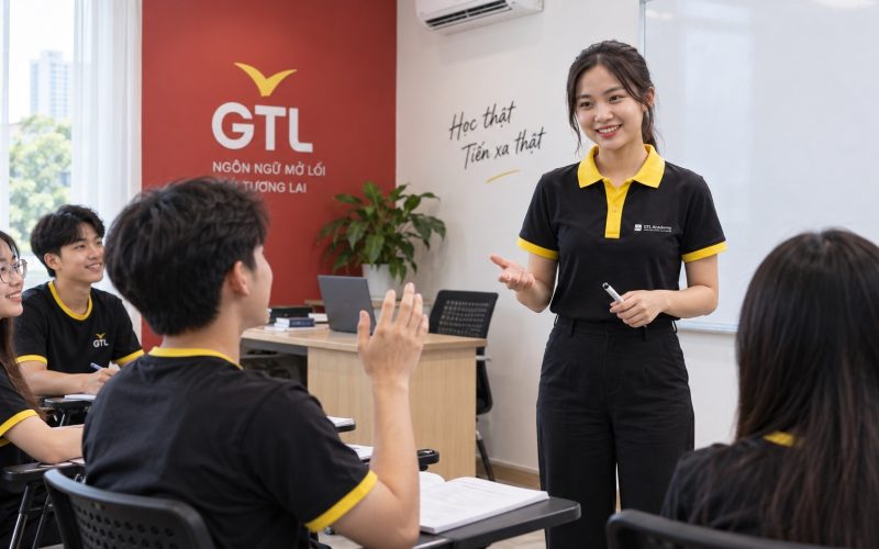 Học viên và lớp học tại GTL Academy 10